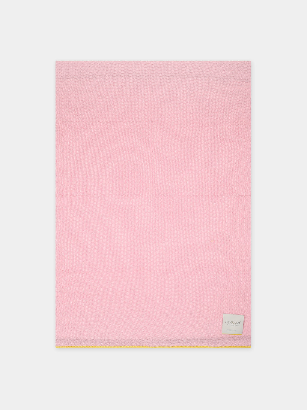 Couverture rose pour bébé fille avec logo